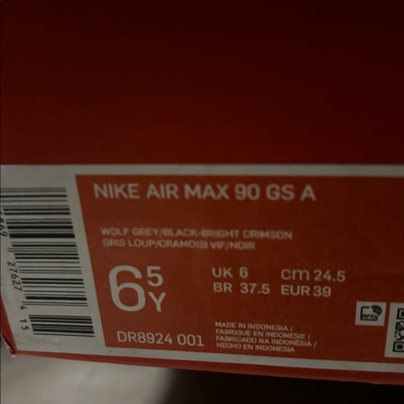 Nike GS Air Max 90 DR8924 001 - Picture 7 of 7